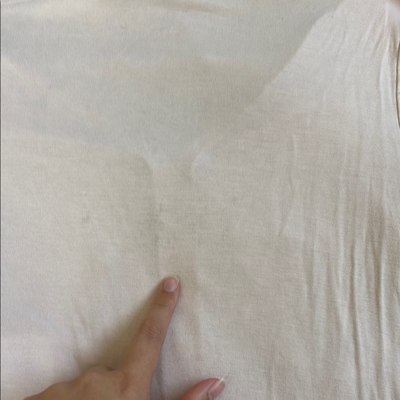 White House Black Market Pink Asymmetrical Long Sleeve Blouse - Picture 6 of 6